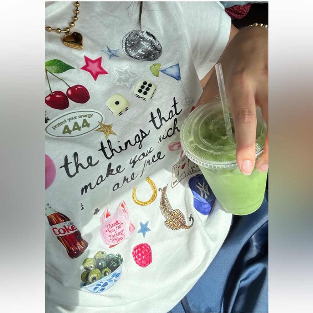 Charlie & Claire’s Rich With Love Graphic Tee